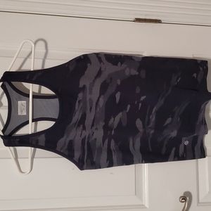 Athleta Navy Camo Speedlight Tank